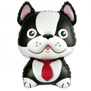 Black French Bulldog Supershape Balloon